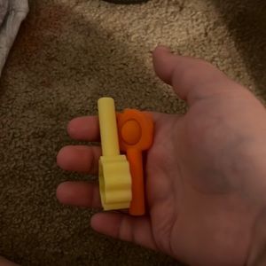 2 pencil toppers